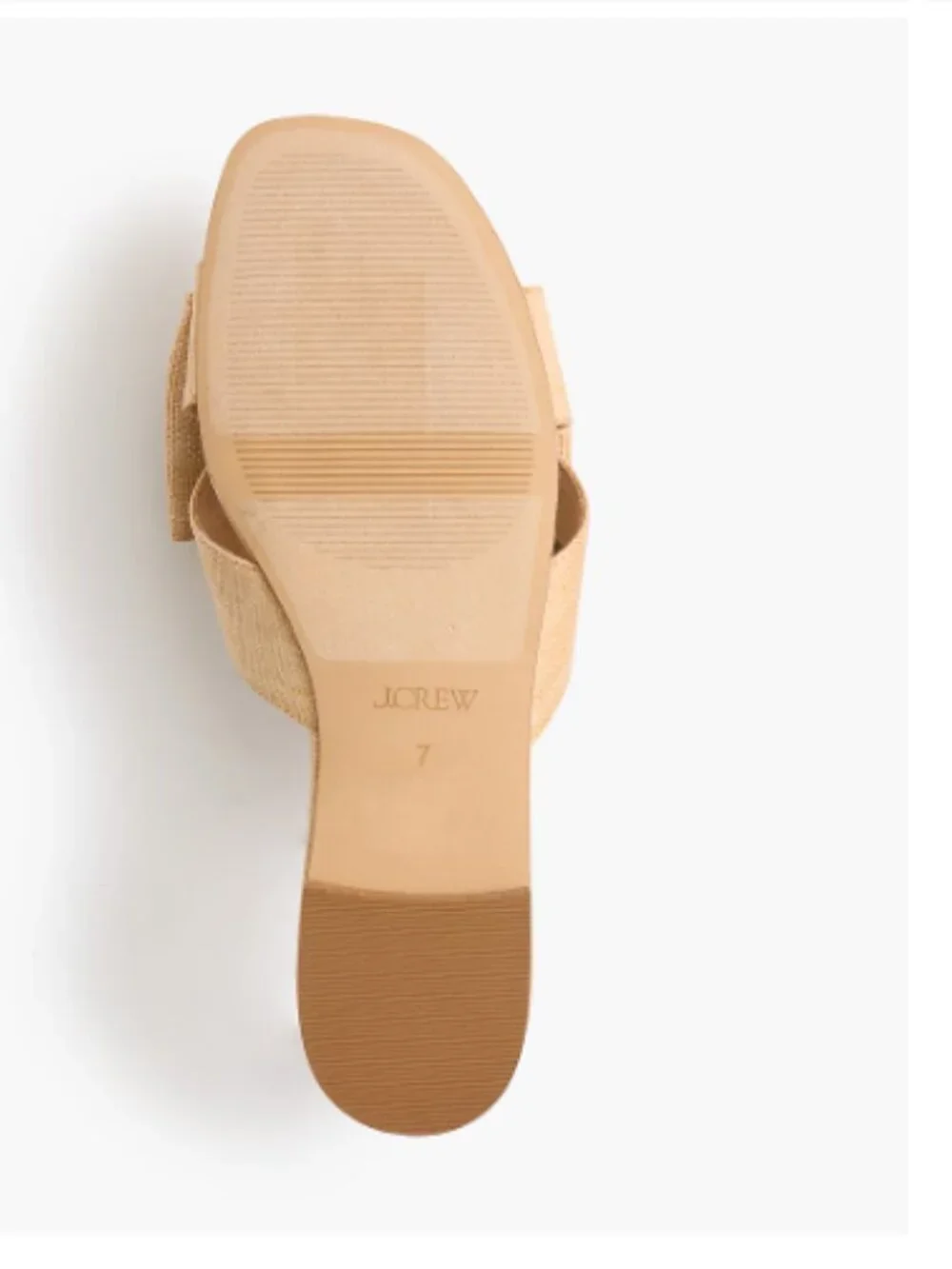 NWT Women's J.Crew Woven Bow Slide Sandals - Size 6.5